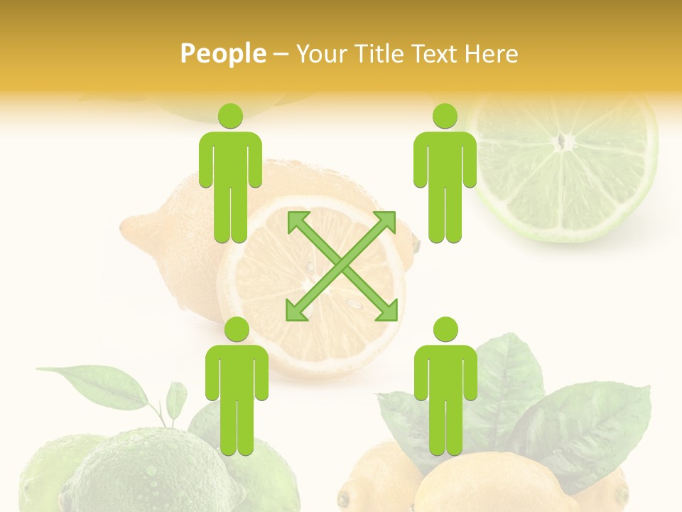 Isolated Citric Taste PowerPoint Template
