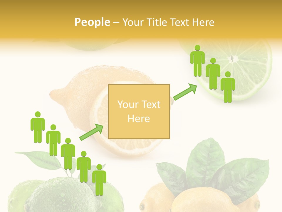 Isolated Citric Taste PowerPoint Template