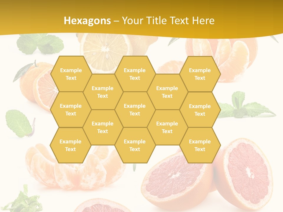 Mint Peppermint White PowerPoint Template