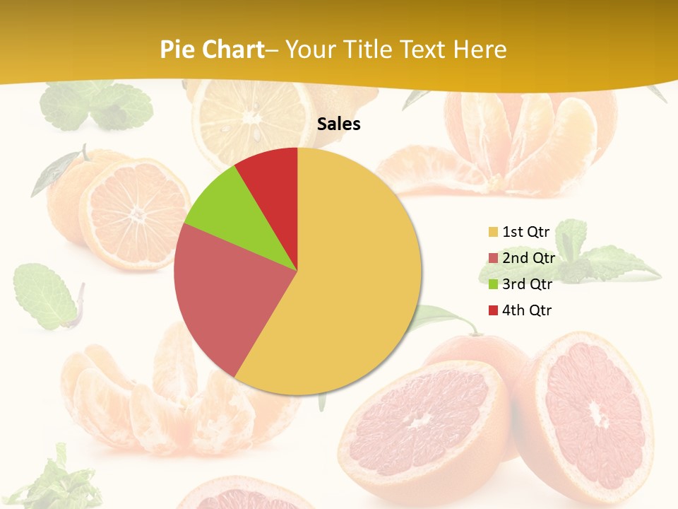 Mint Peppermint White PowerPoint Template