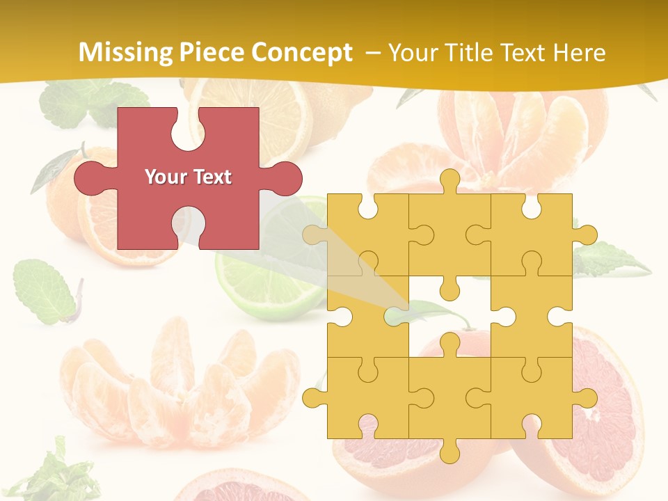 Mint Peppermint White PowerPoint Template