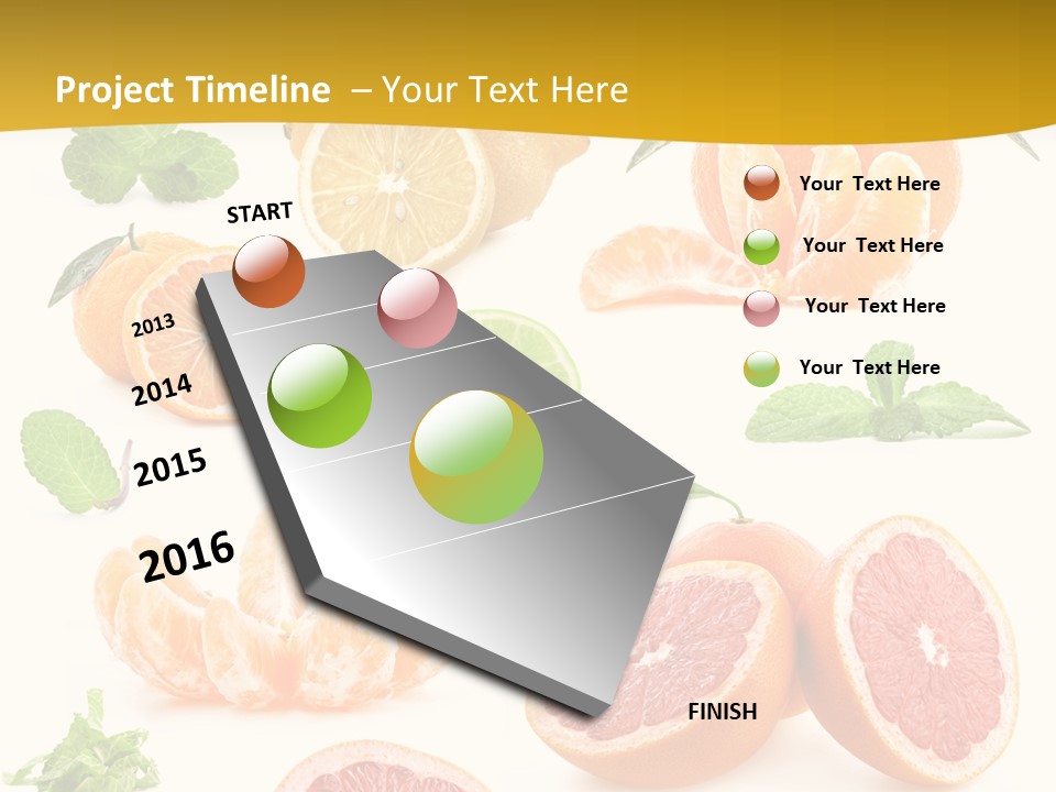 Mint Peppermint White PowerPoint Template