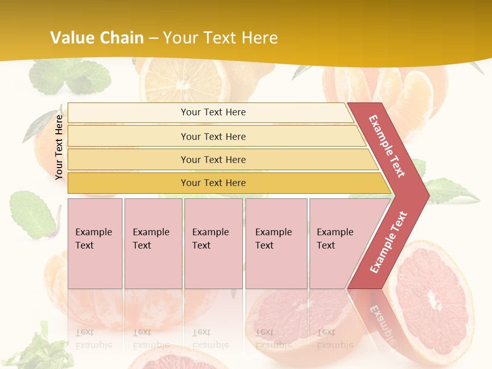 Mint Peppermint White PowerPoint Template