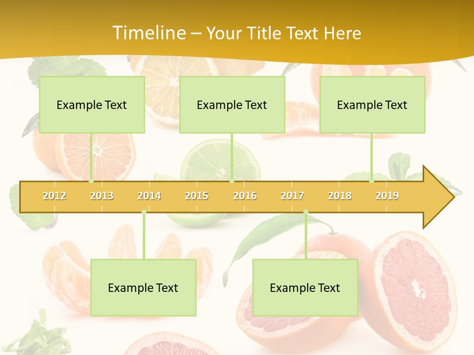 Mint Peppermint White PowerPoint Template