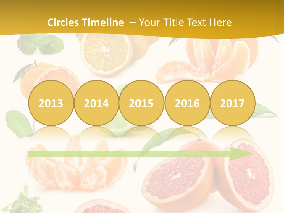 Mint Peppermint White PowerPoint Template