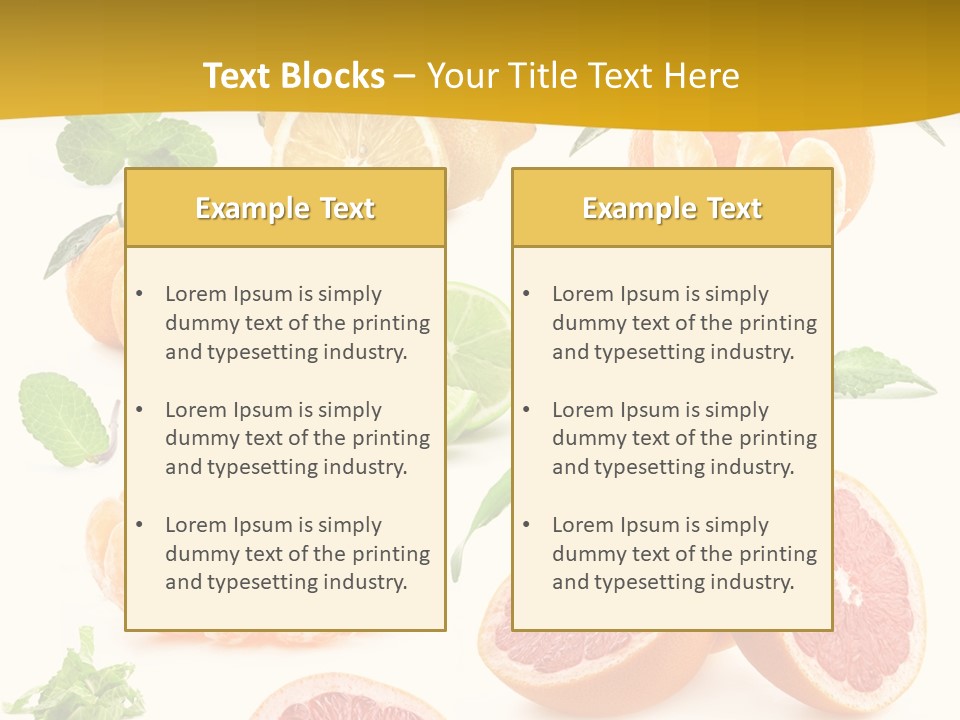Mint Peppermint White PowerPoint Template