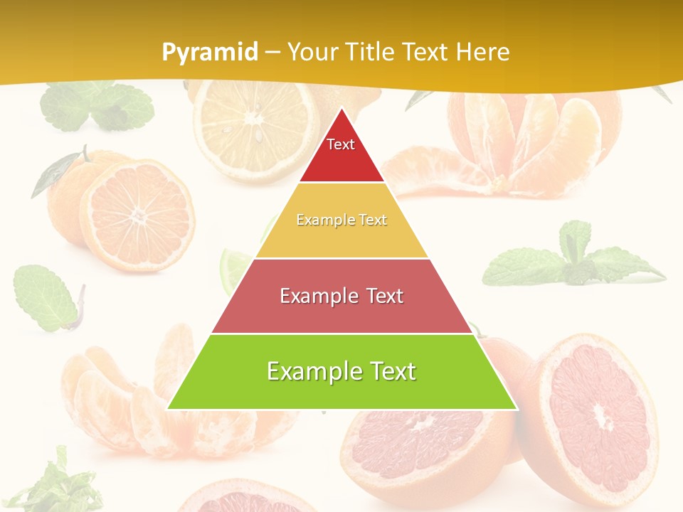 Mint Peppermint White PowerPoint Template