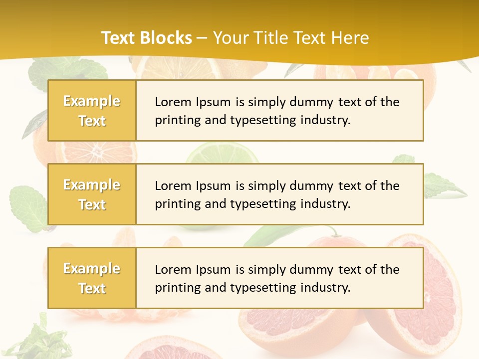Mint Peppermint White PowerPoint Template