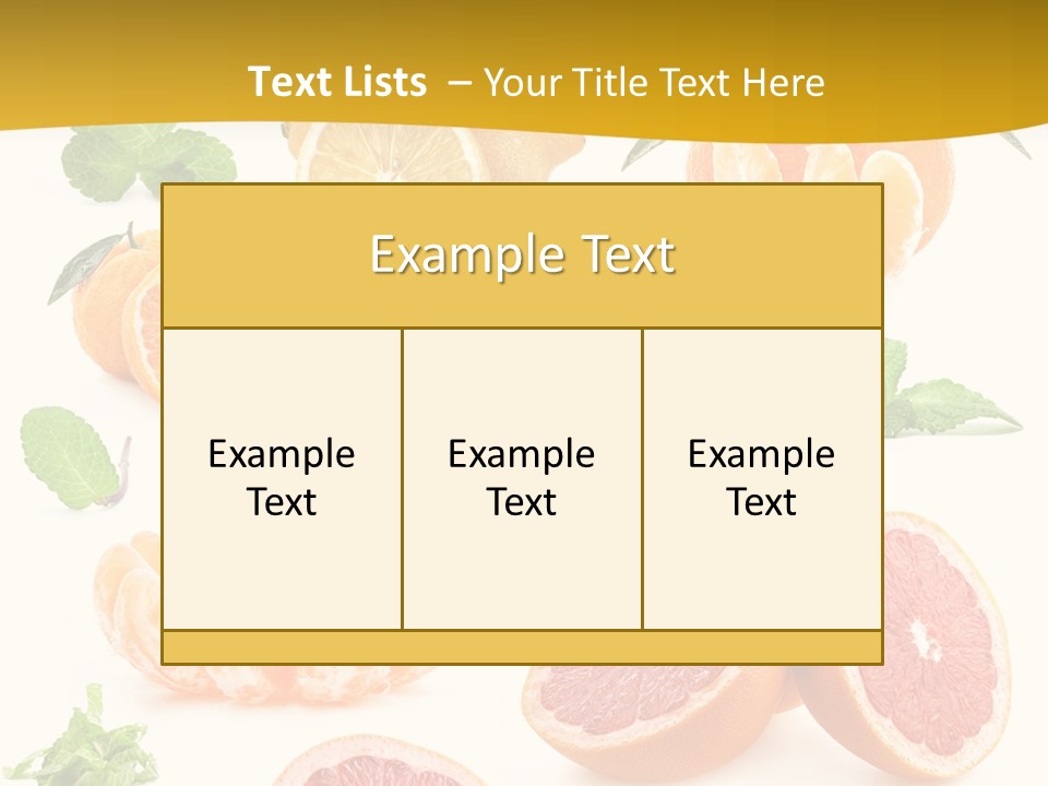 Mint Peppermint White PowerPoint Template