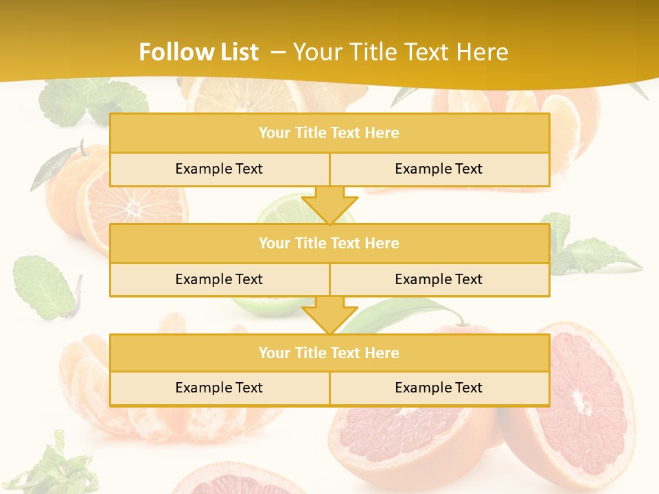 Mint Peppermint White PowerPoint Template