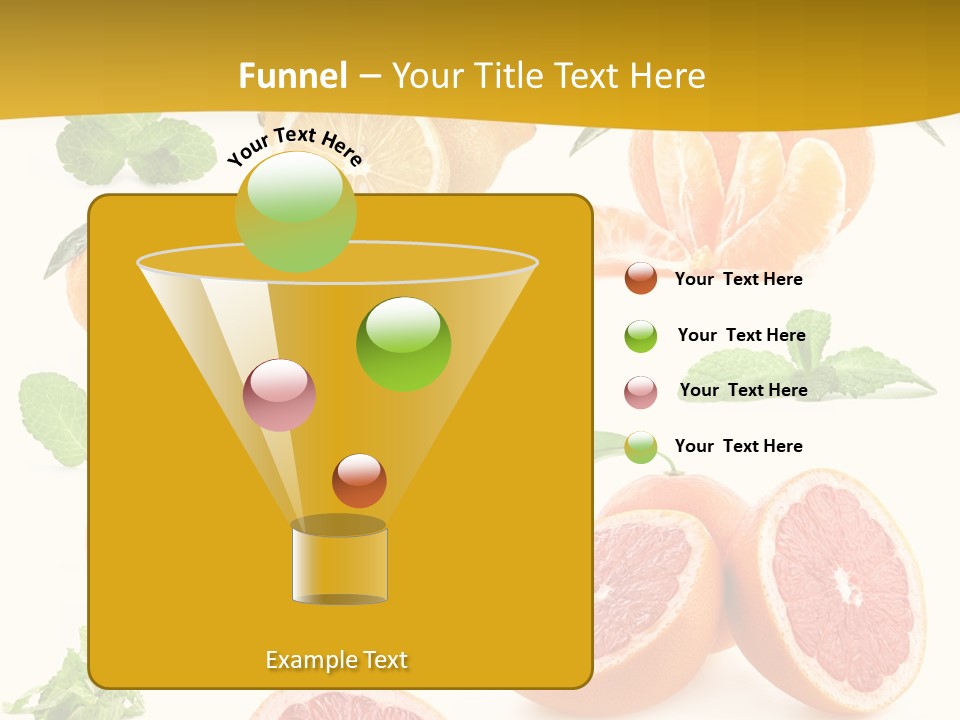 Mint Peppermint White PowerPoint Template