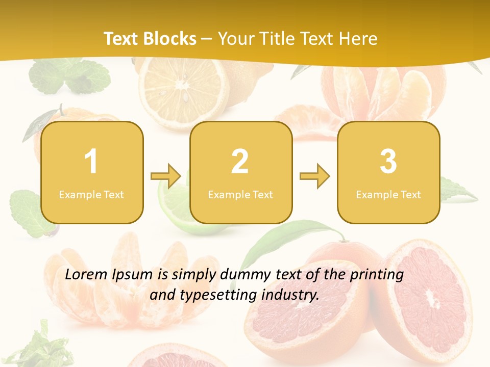 Mint Peppermint White PowerPoint Template