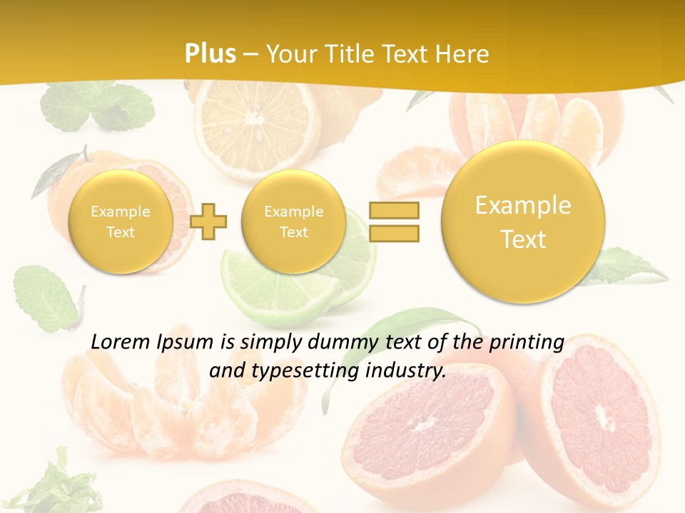 Mint Peppermint White PowerPoint Template