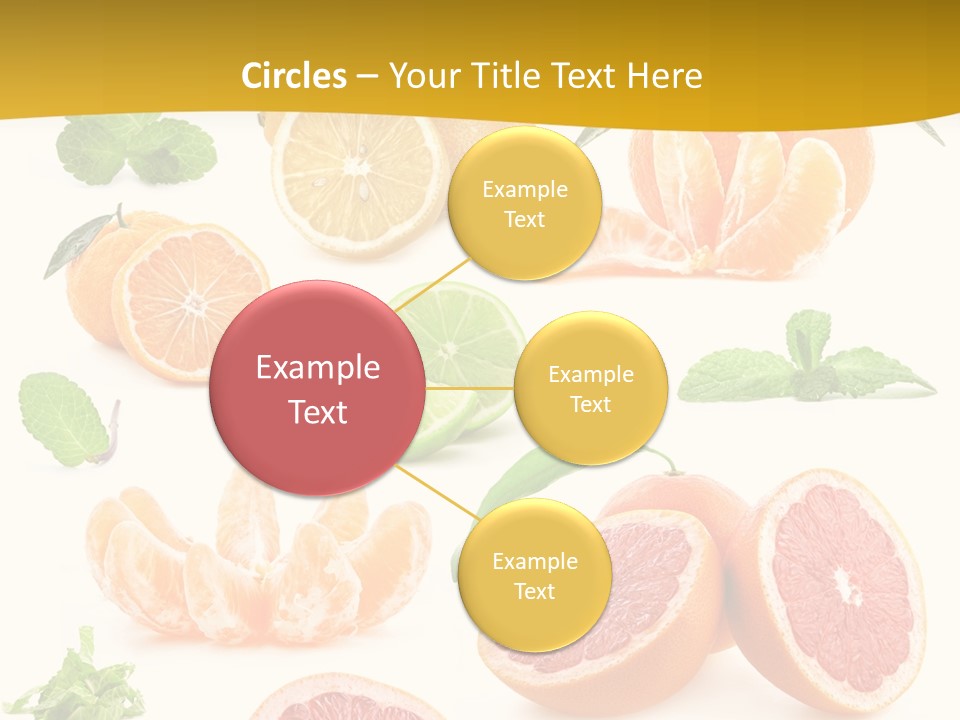 Mint Peppermint White PowerPoint Template