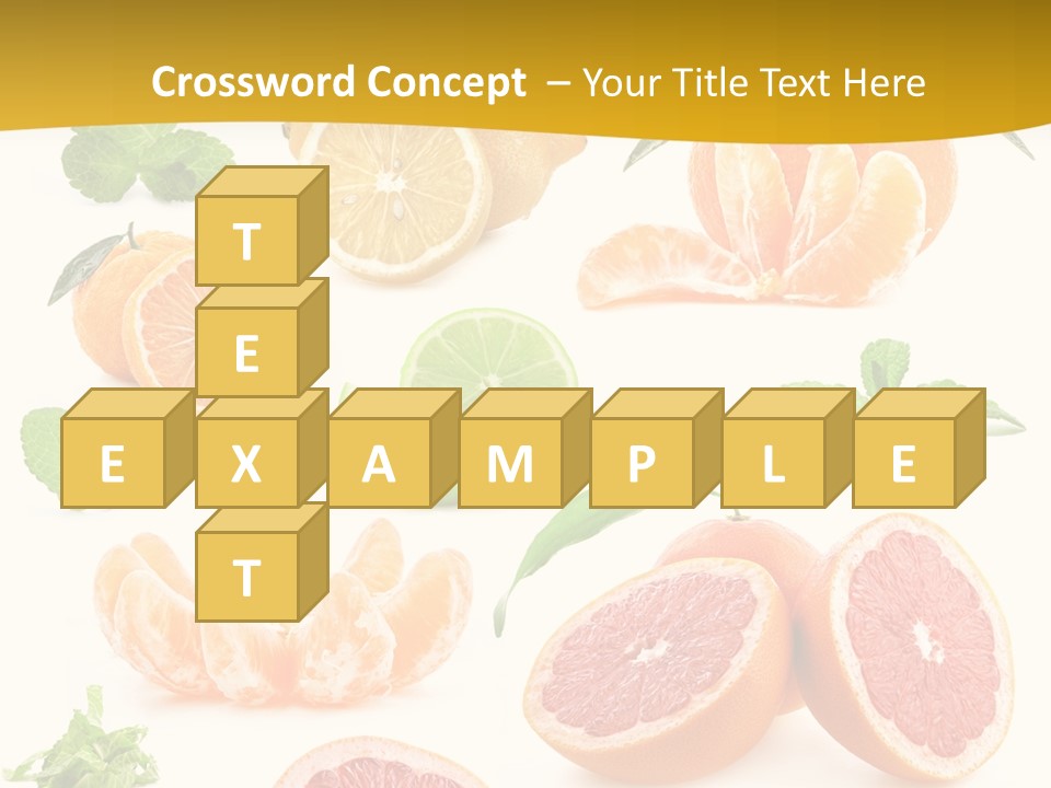 Mint Peppermint White PowerPoint Template