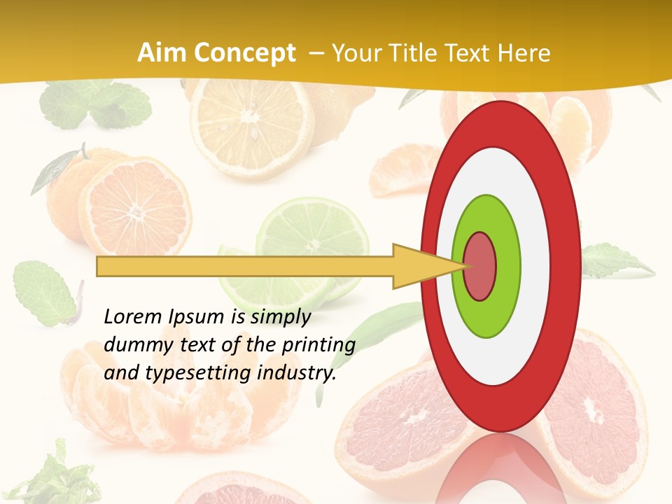 Mint Peppermint White PowerPoint Template