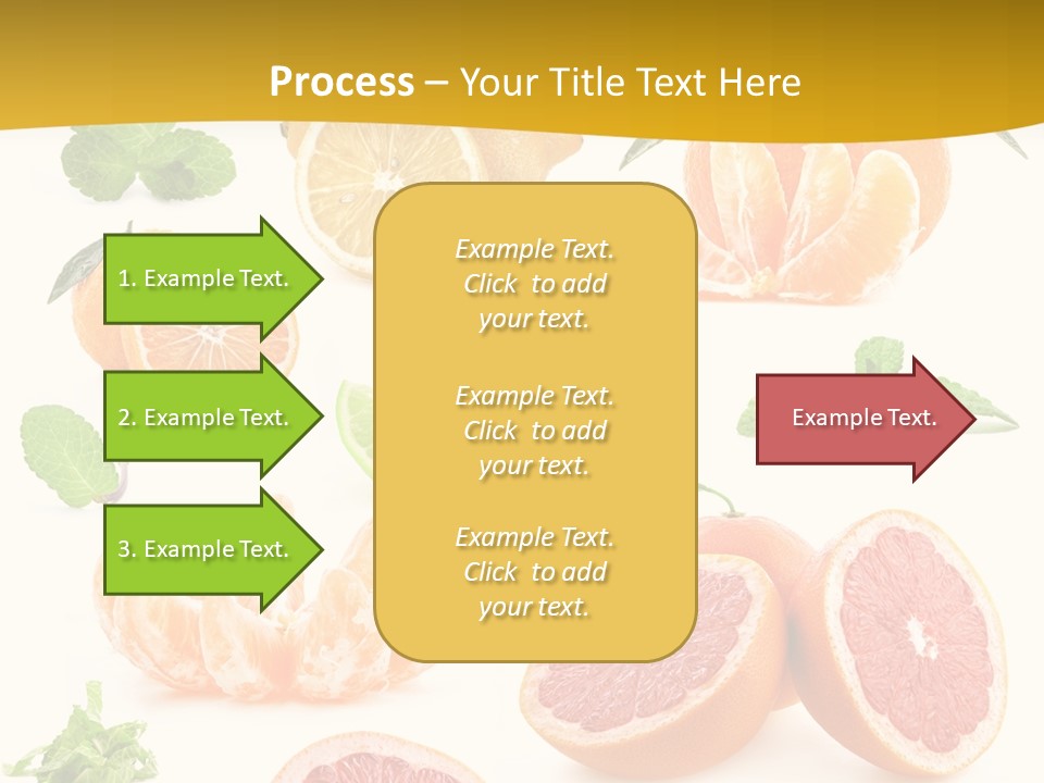 Mint Peppermint White PowerPoint Template