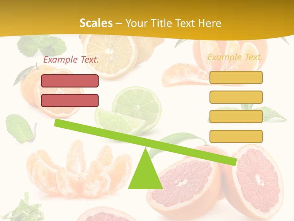 Mint Peppermint White PowerPoint Template