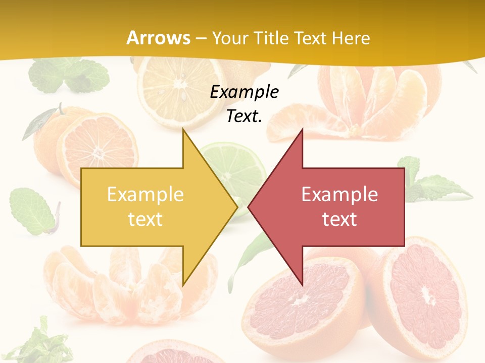 Mint Peppermint White PowerPoint Template