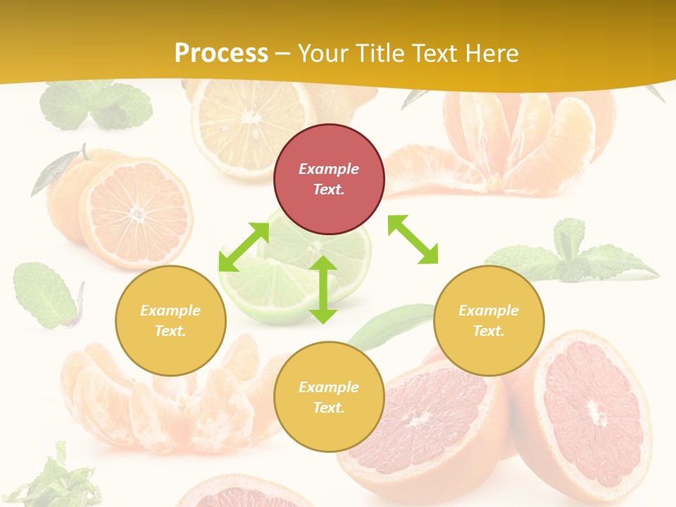 Mint Peppermint White PowerPoint Template