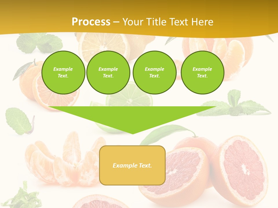 Mint Peppermint White PowerPoint Template
