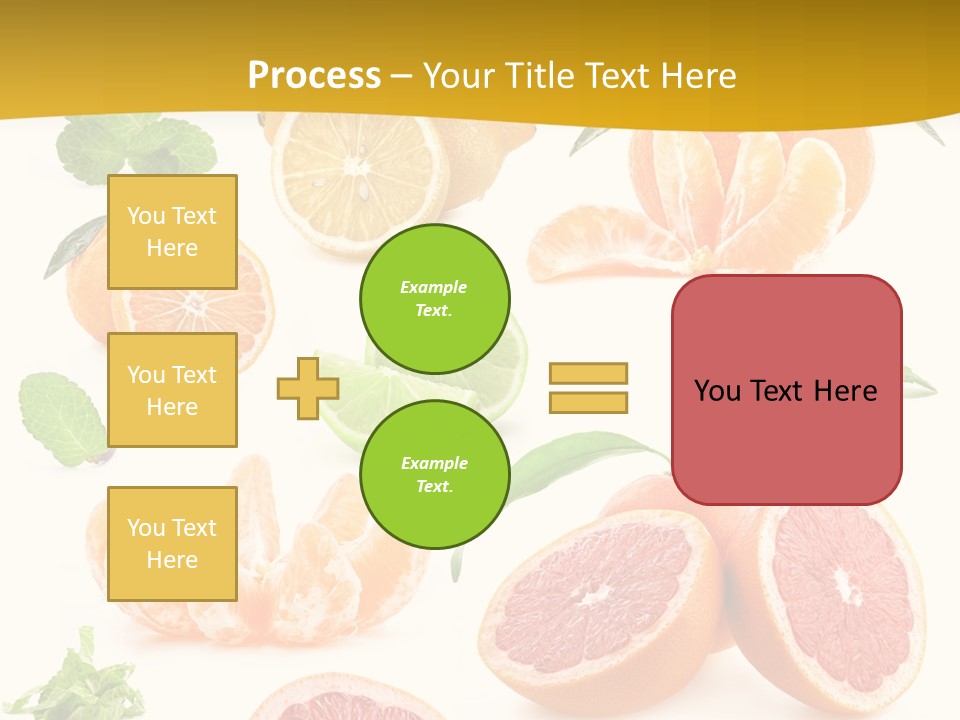 Mint Peppermint White PowerPoint Template