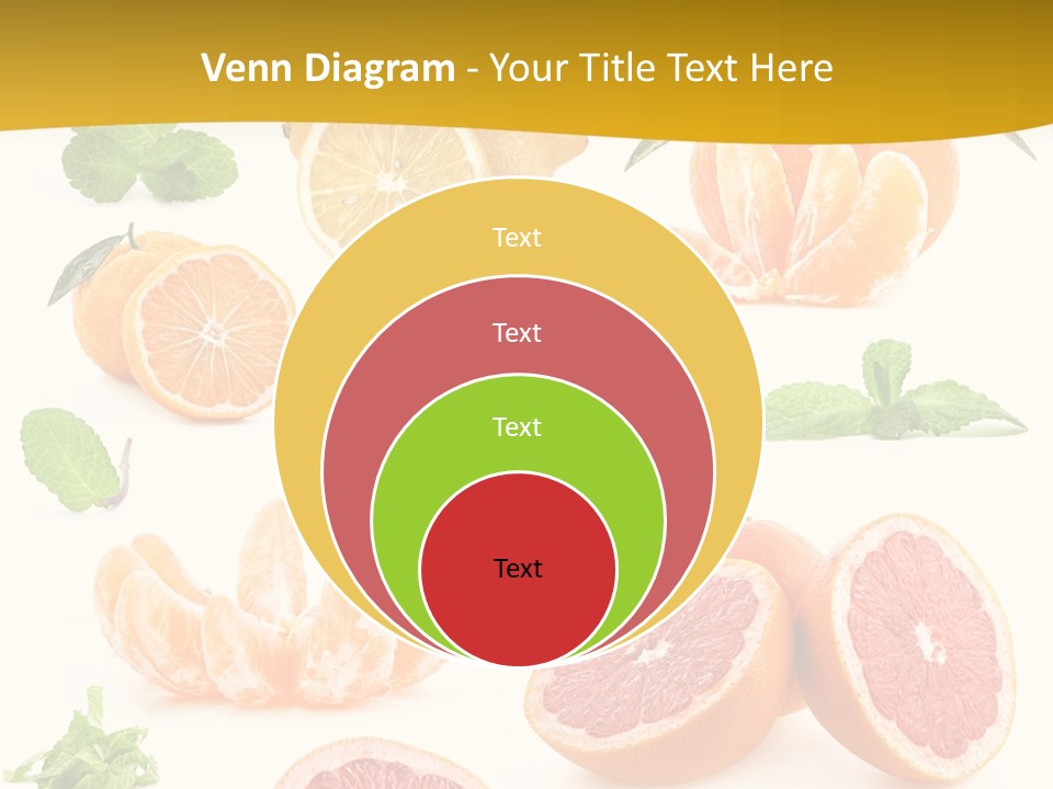 Mint Peppermint White PowerPoint Template