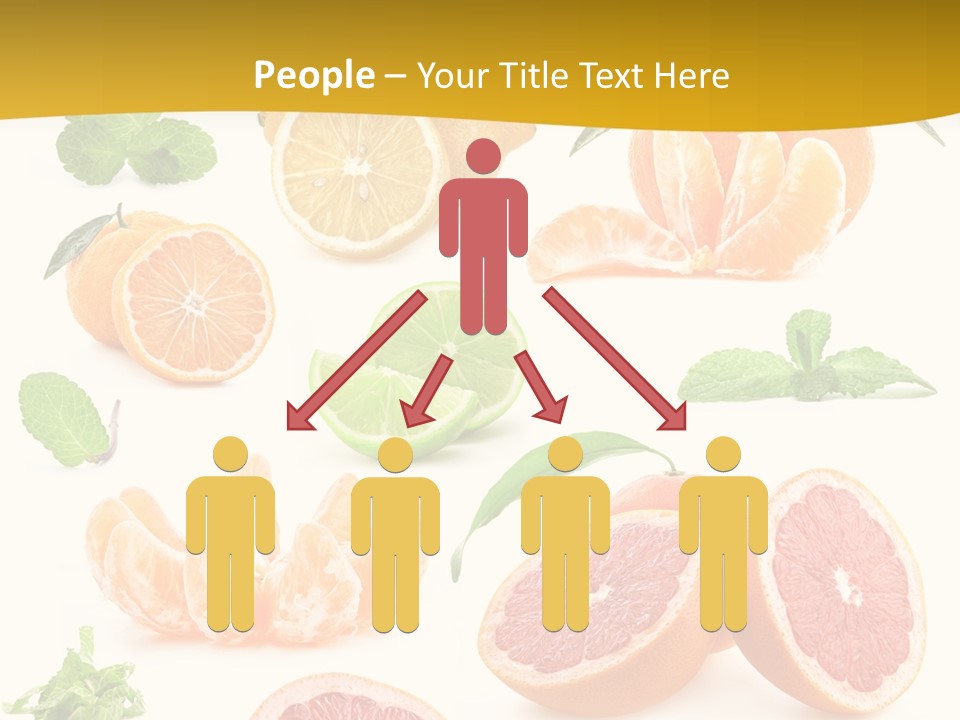 Mint Peppermint White PowerPoint Template