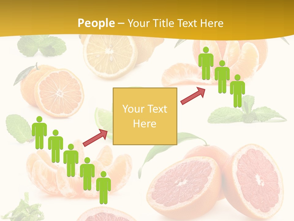 Mint Peppermint White PowerPoint Template