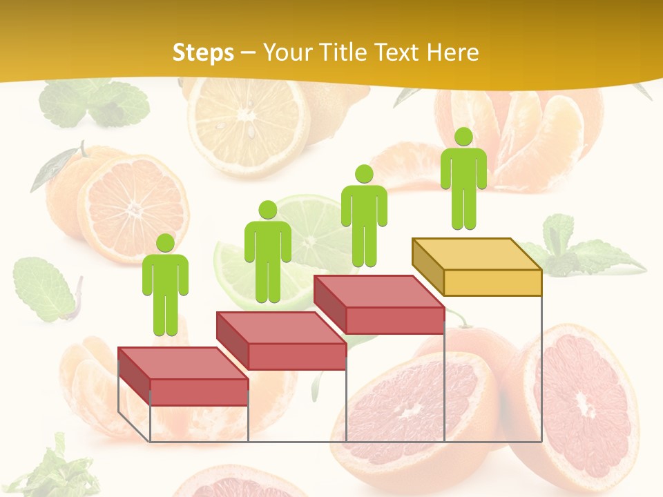 Mint Peppermint White PowerPoint Template