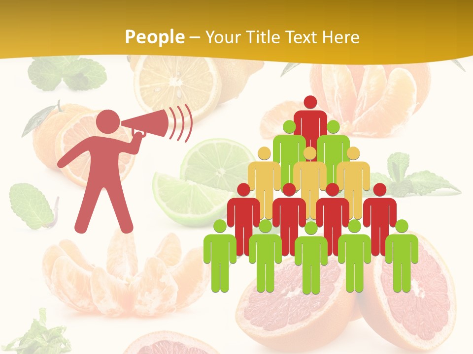 Mint Peppermint White PowerPoint Template