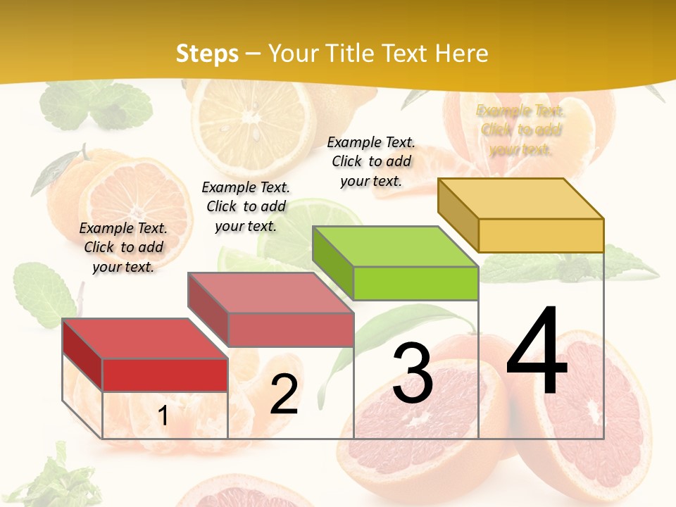 Mint Peppermint White PowerPoint Template