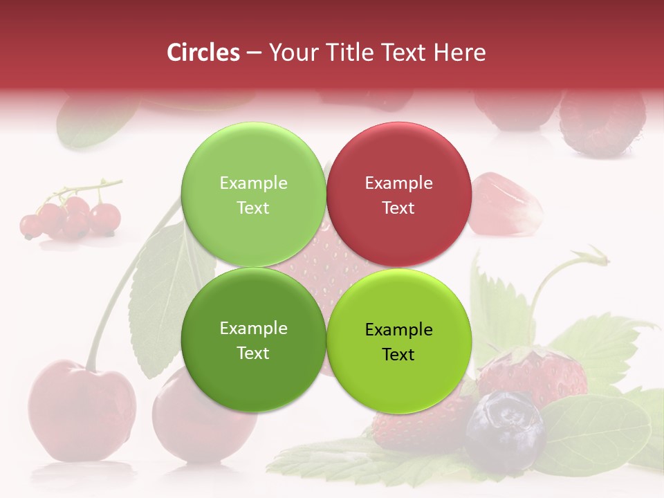 Tea Healthy Round PowerPoint Template