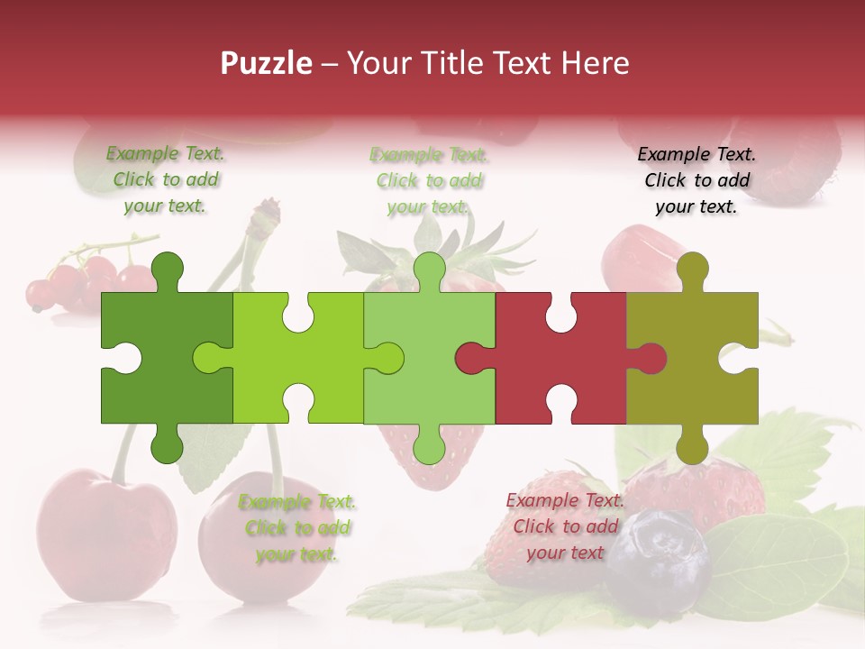 Tea Healthy Round PowerPoint Template