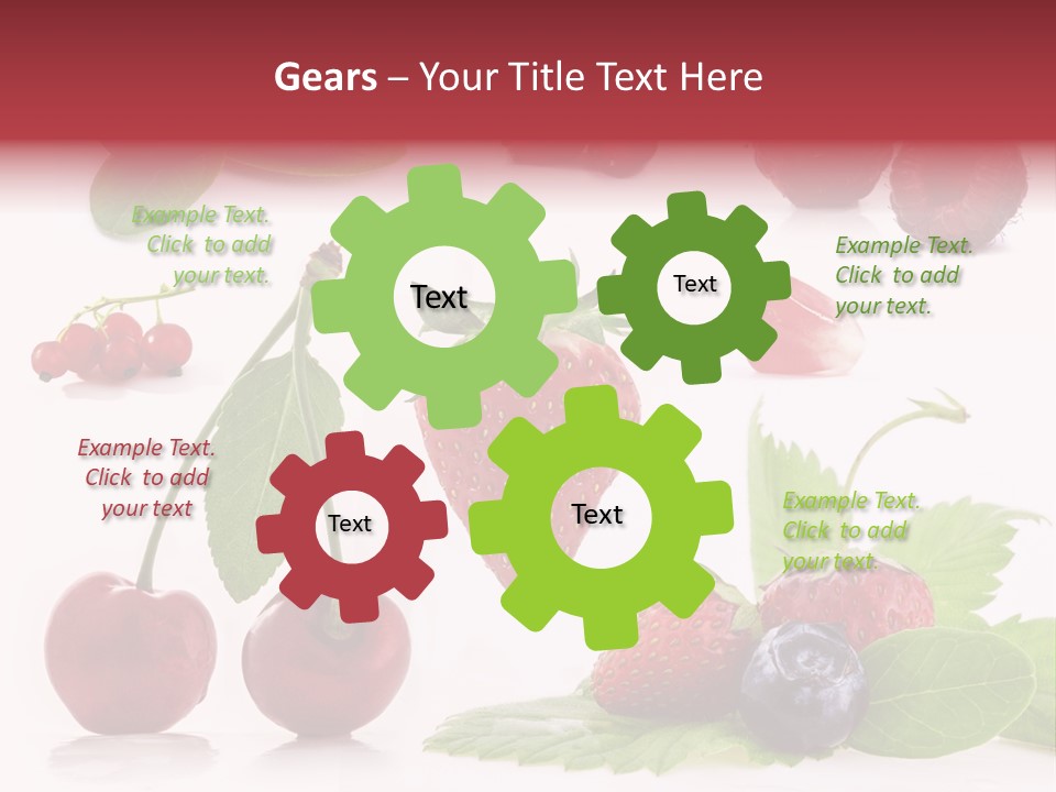 Tea Healthy Round PowerPoint Template