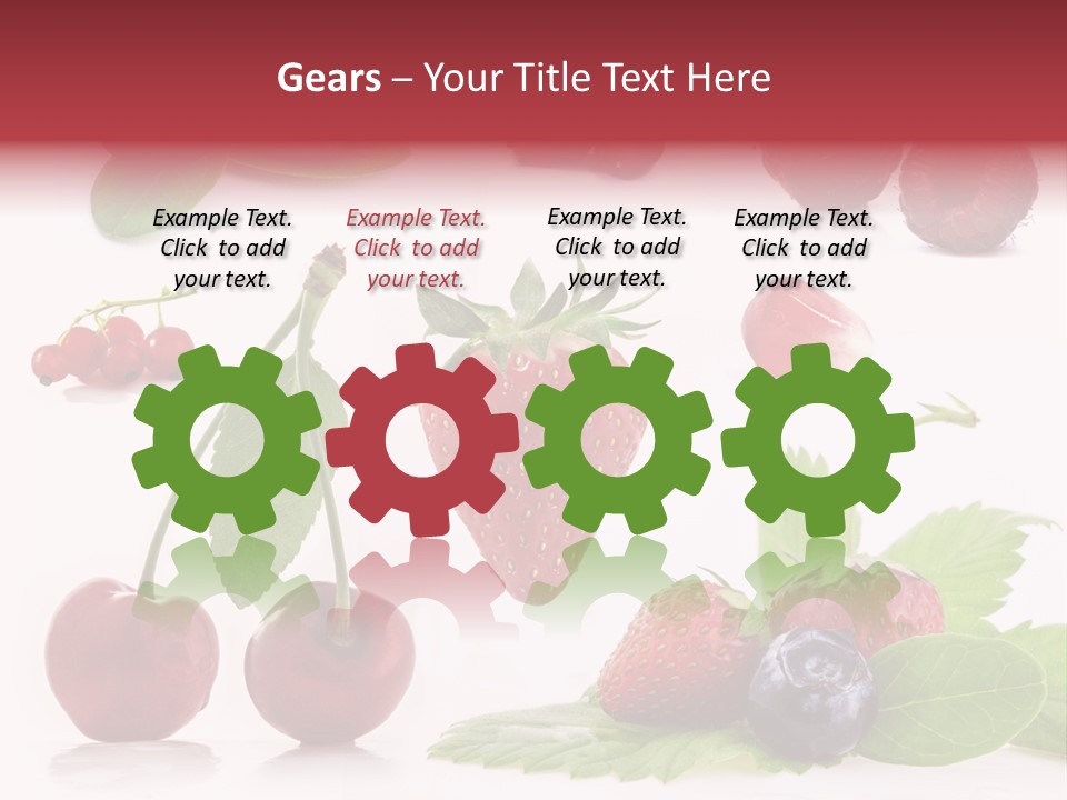 Tea Healthy Round PowerPoint Template