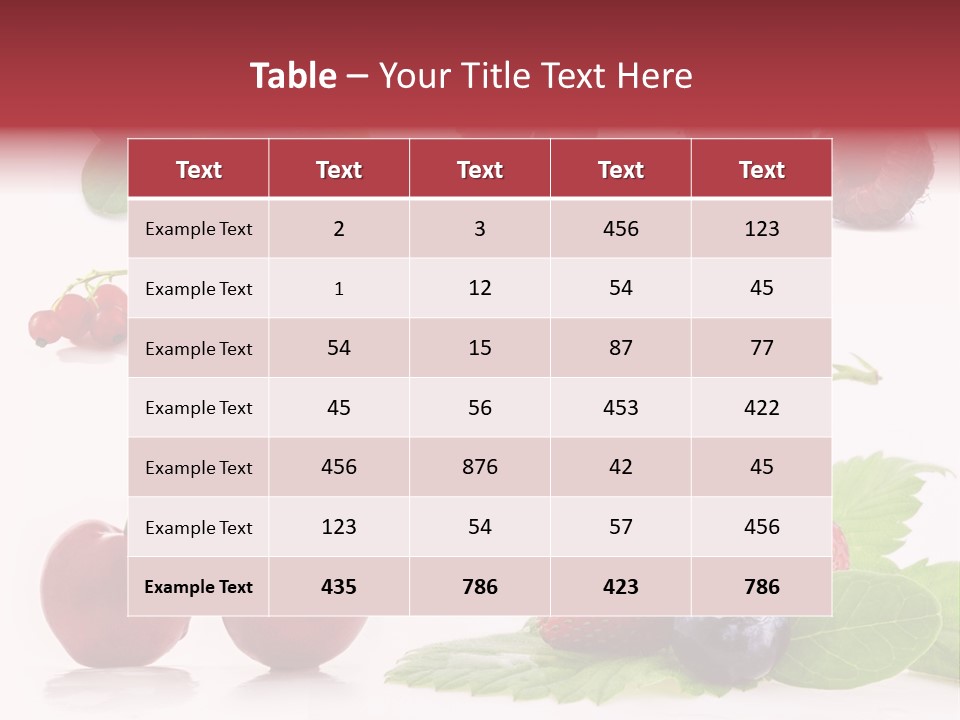 Tea Healthy Round PowerPoint Template