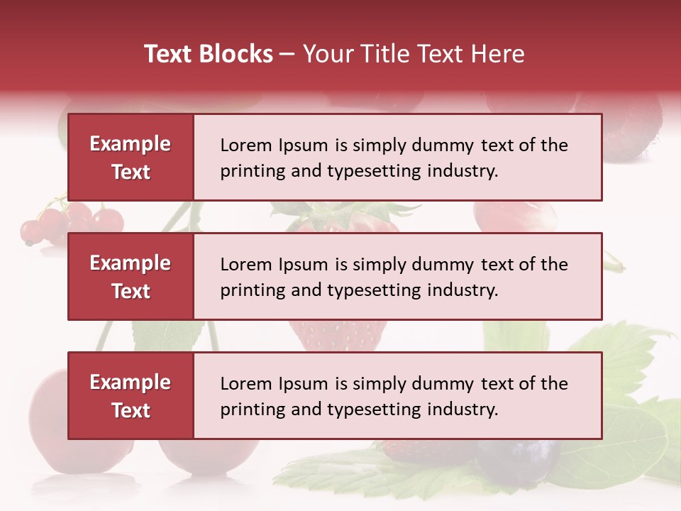 Tea Healthy Round PowerPoint Template