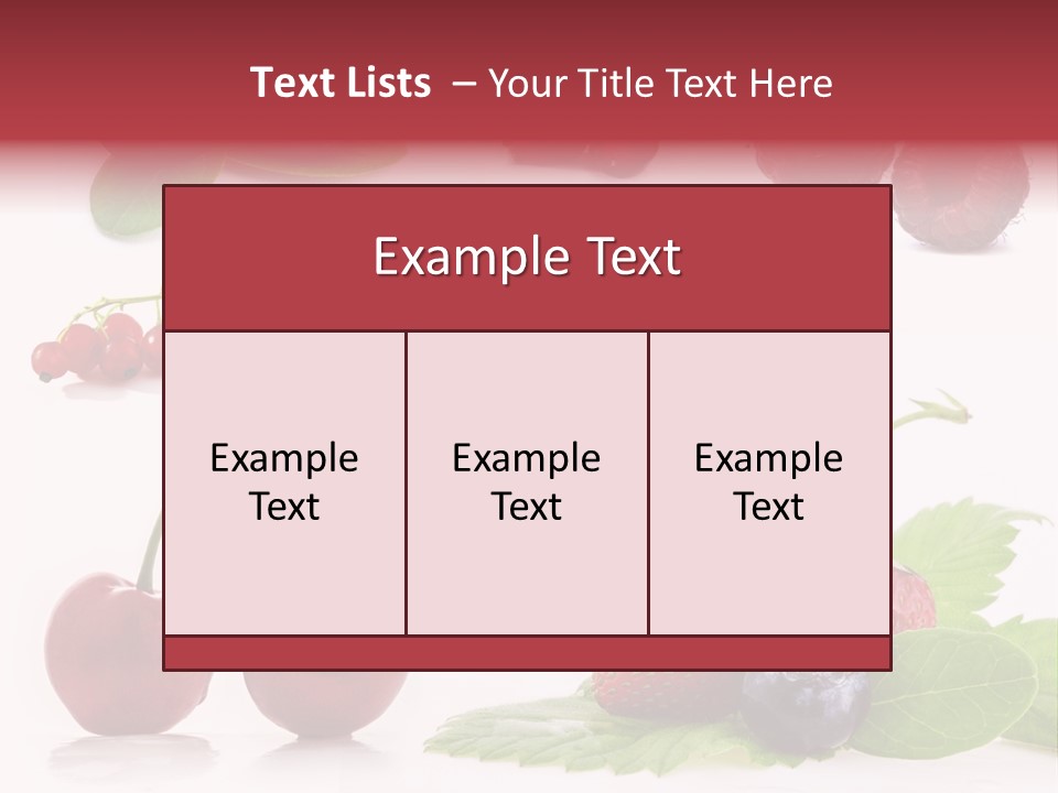 Tea Healthy Round PowerPoint Template