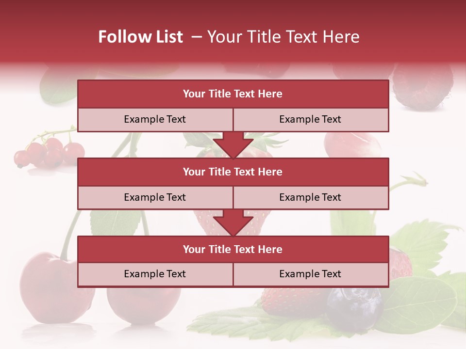 Tea Healthy Round PowerPoint Template