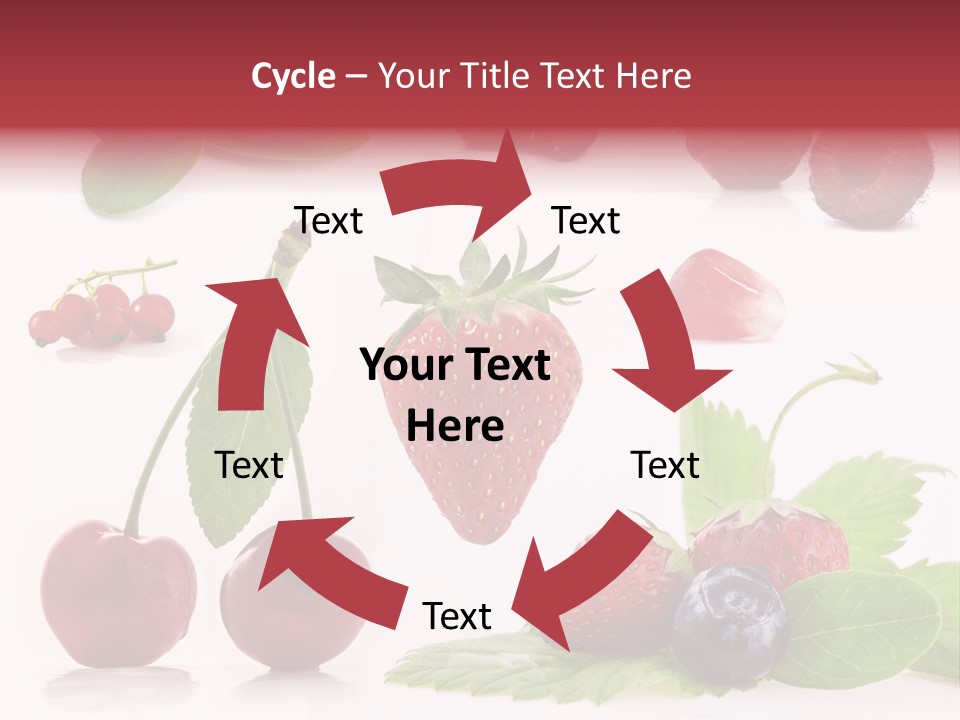 Tea Healthy Round PowerPoint Template