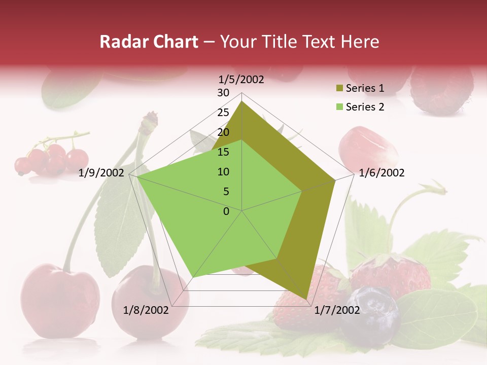 Tea Healthy Round PowerPoint Template
