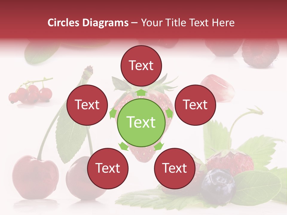 Tea Healthy Round PowerPoint Template