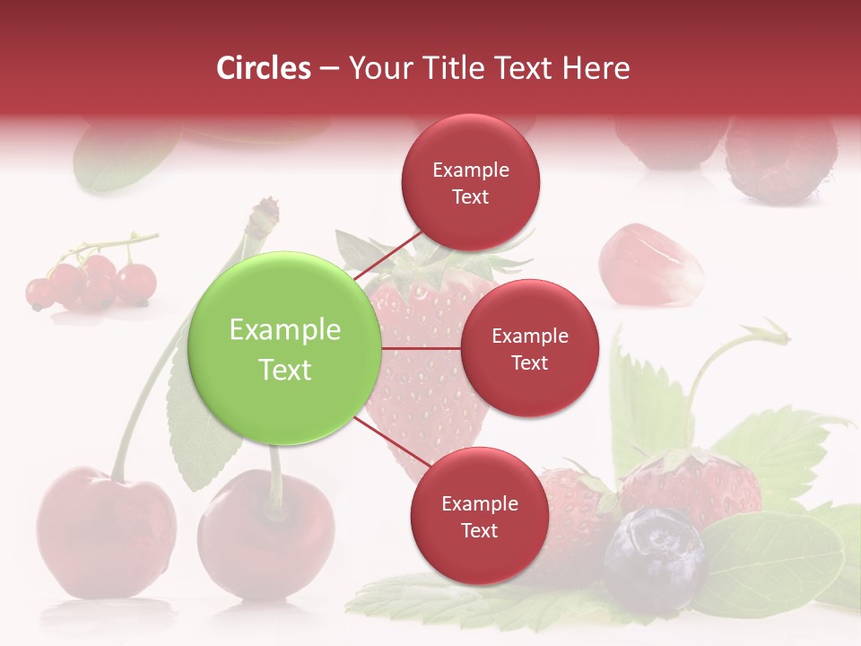 Tea Healthy Round PowerPoint Template