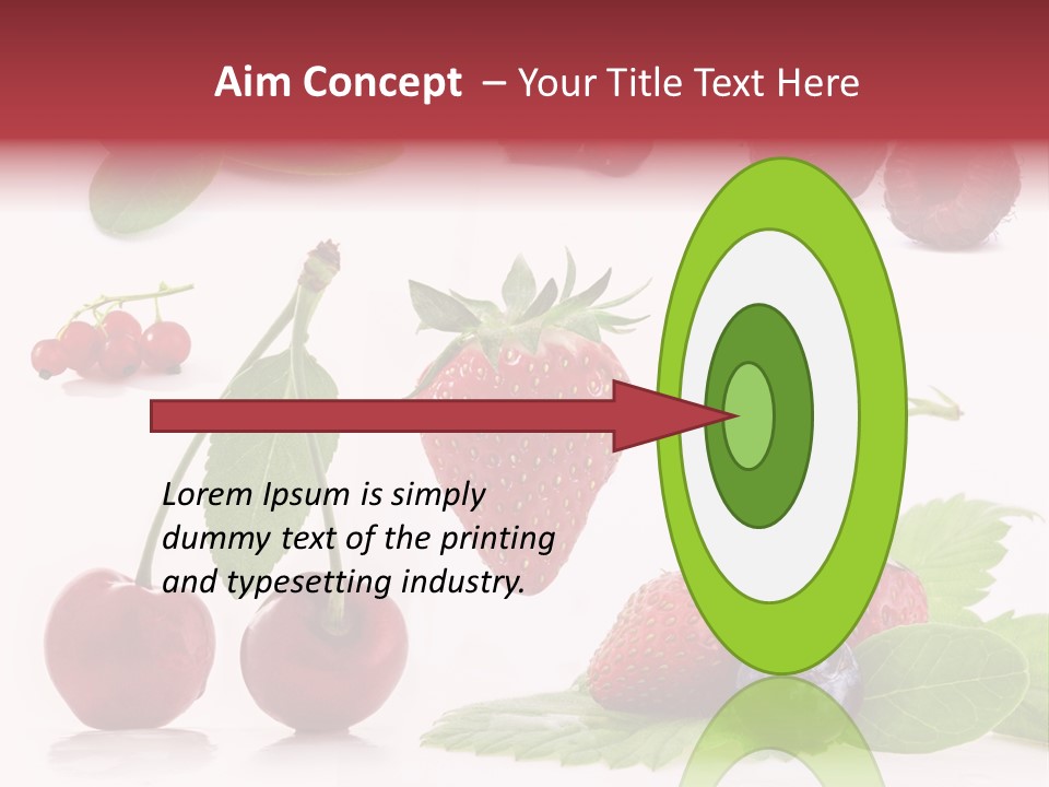 Tea Healthy Round PowerPoint Template