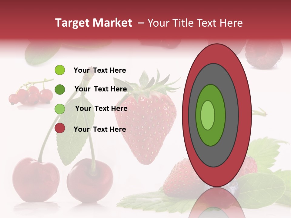 Tea Healthy Round PowerPoint Template