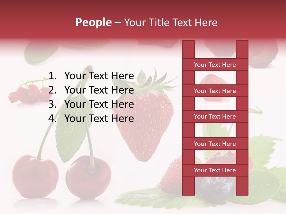 Tea Healthy Round PowerPoint Template
