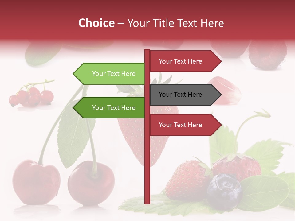 Tea Healthy Round PowerPoint Template