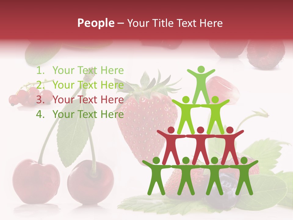 Tea Healthy Round PowerPoint Template