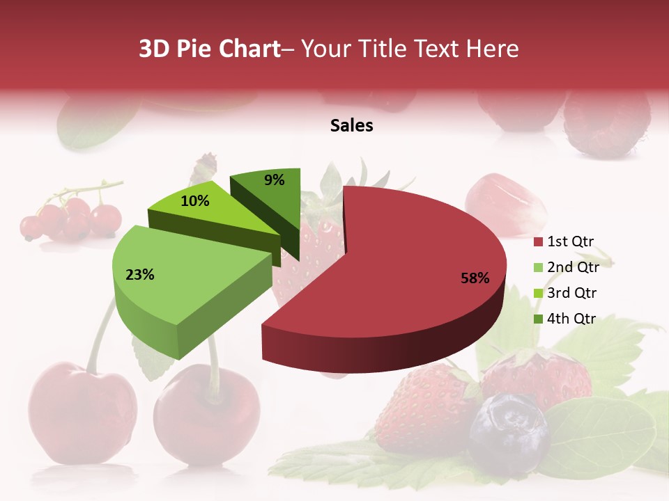 Tea Healthy Round PowerPoint Template